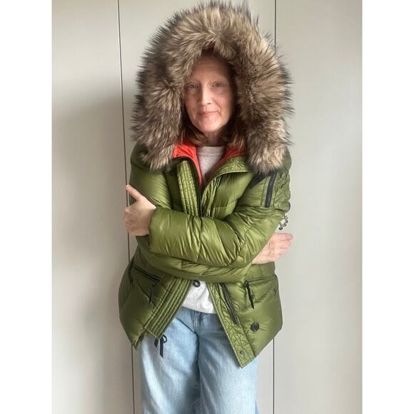 Eddie Bauer Jackets & Blazers - Eddie Bauer Down Puffer Coat 550 Fill Green Hooded Ski Outdoor Winter Parka SZ S